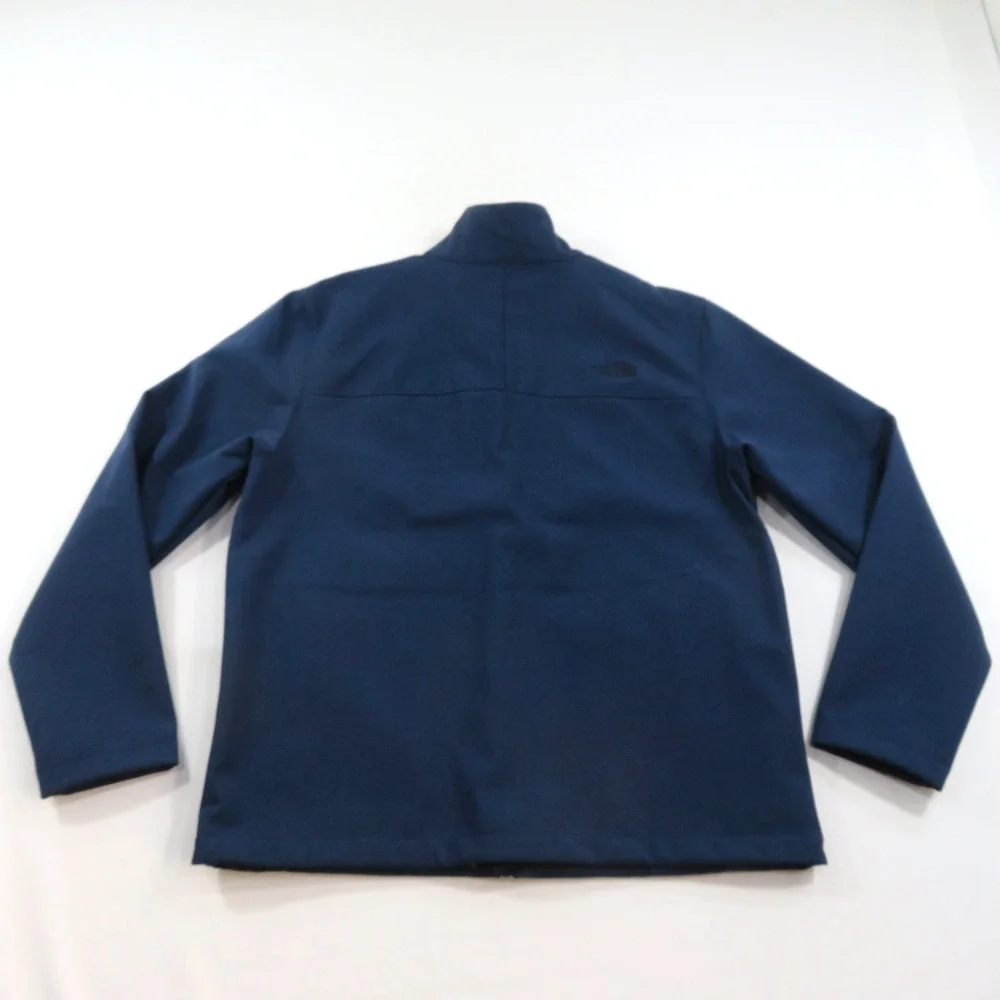 The North Face Apex Soft Shell Jacket Mens Blue Sz XL Fleece lined
